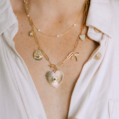 The Laura Heart Charm Necklace