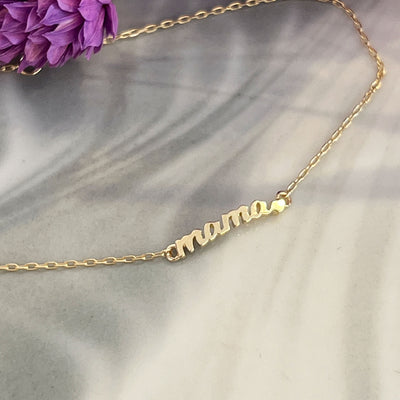 10kt Gold Love for Mama Bracelet