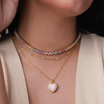 Opal Dancing Dreams Tennis Necklace