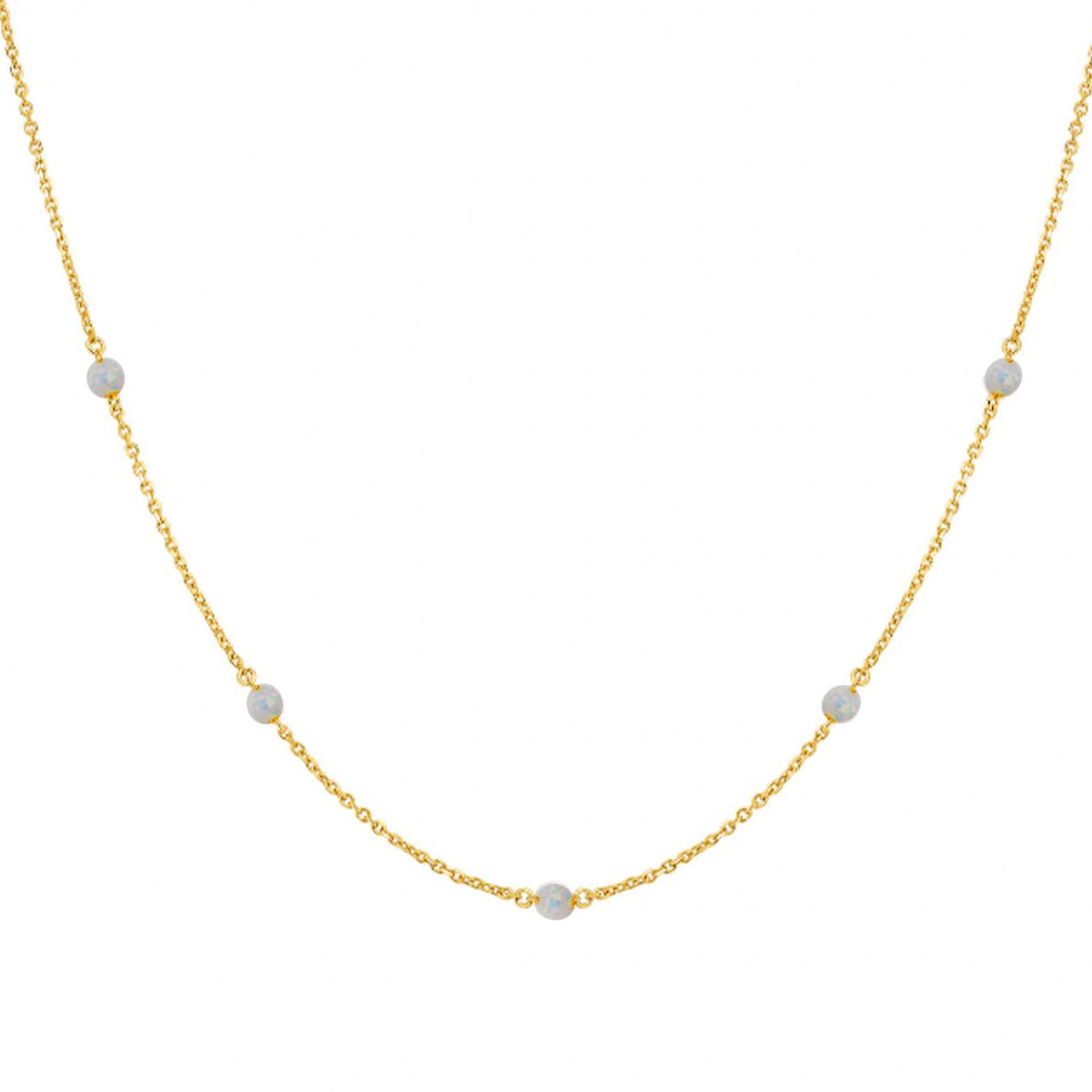 Minimalist Opal Necklace