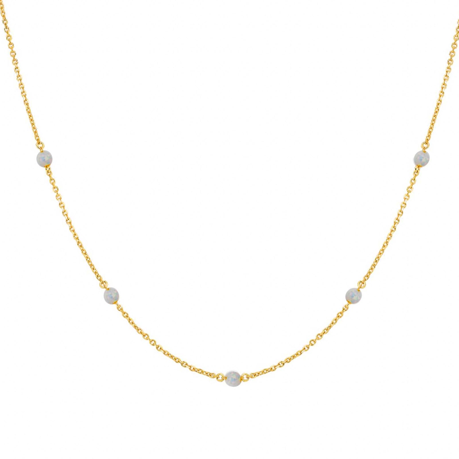 Minimalist Opal Necklace