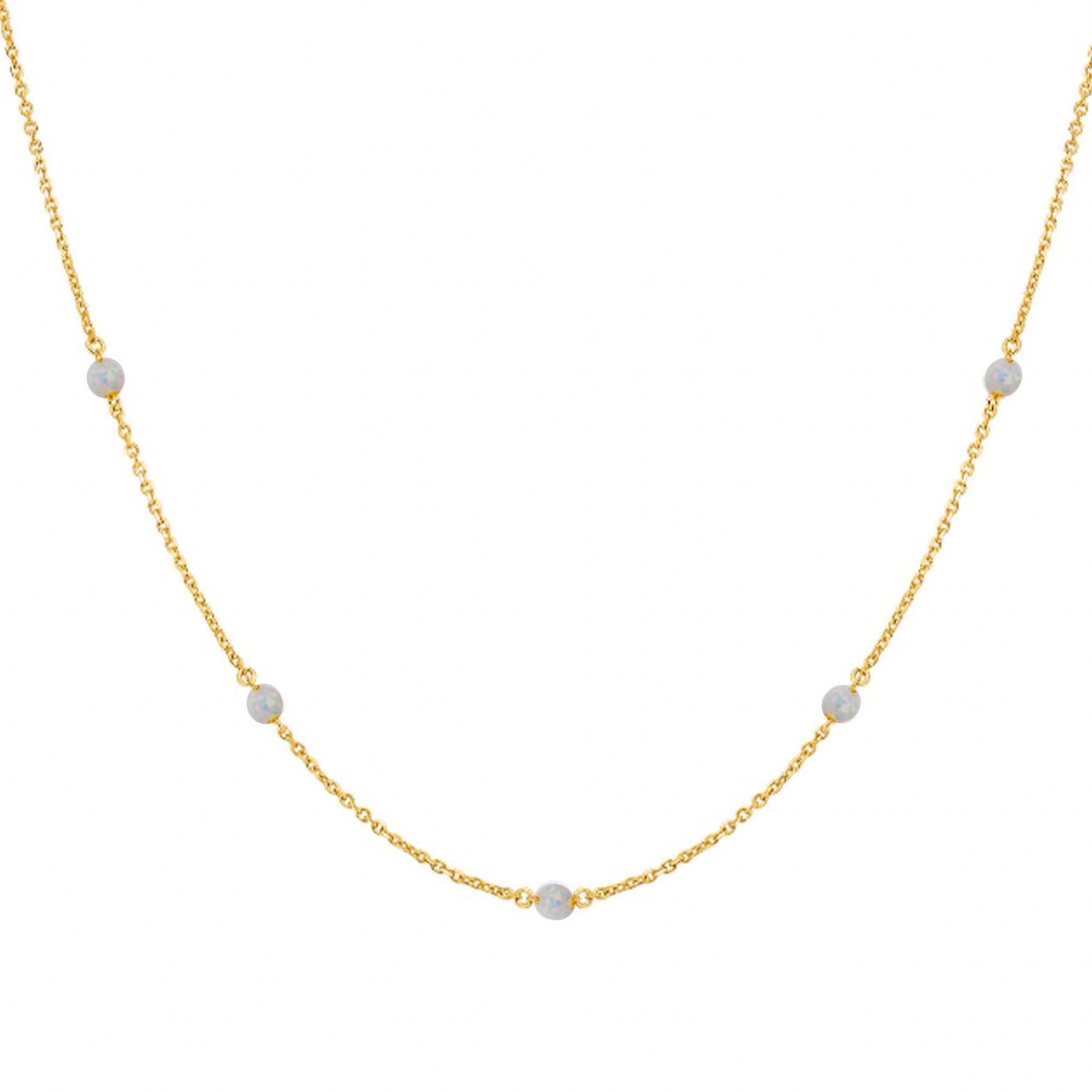 Minimalist Opal Necklace