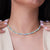 Blue Opal Eternal Tennis Necklace