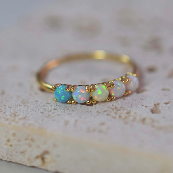Opal Ombre Quinn Ring