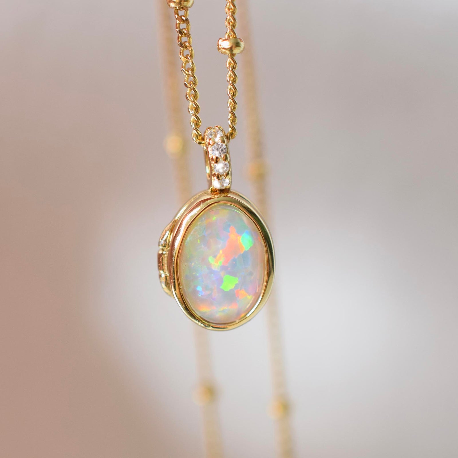 Opal Hidden Journey Locket