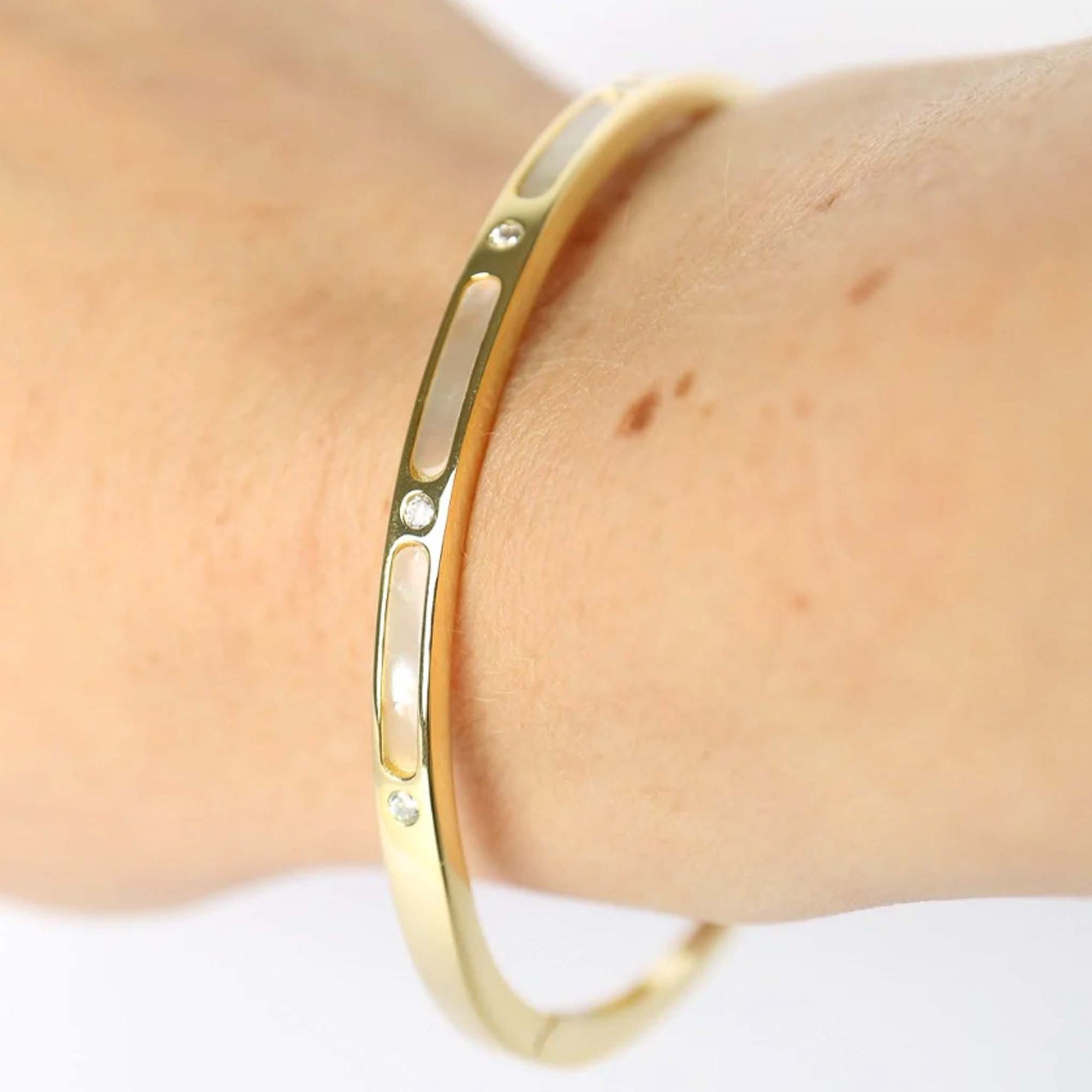 Mother Of Pearl Elle Cuff