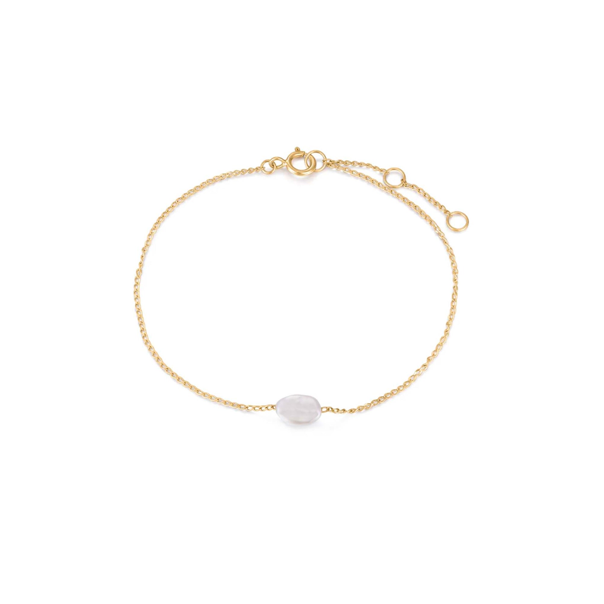14kt Gold Pearl Elle Bracelet