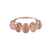 Rose Gold Pink Cats Eye Flow Ring