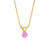 14kt Pink Sapphire Diaz pendant