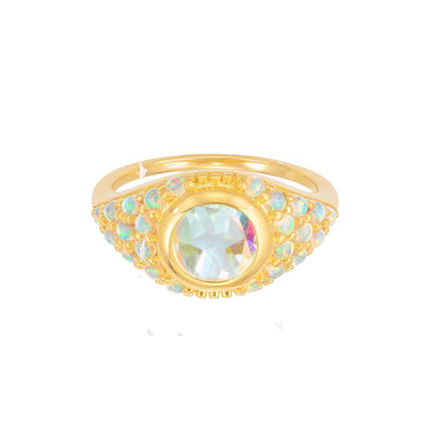 Angel Quartz and Opal St.Moritz Ring