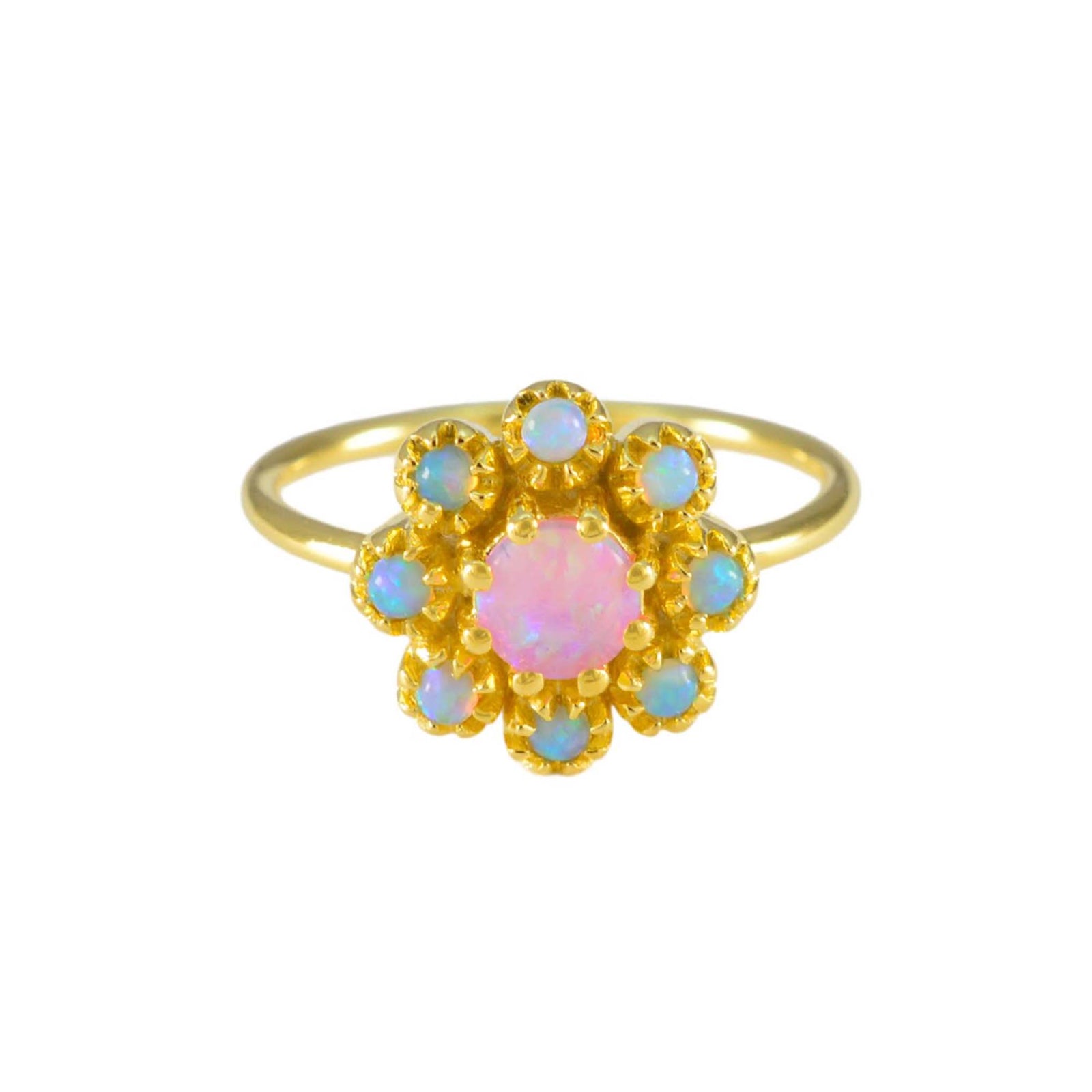 Vintage Opal Fleur Ring