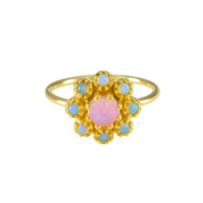 Vintage Opal Fleur Ring