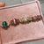 Rose Gold Pink Cats Eye Flow Ring