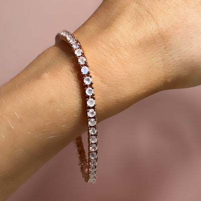 Rainbow Moonstone Tennis Bracelet