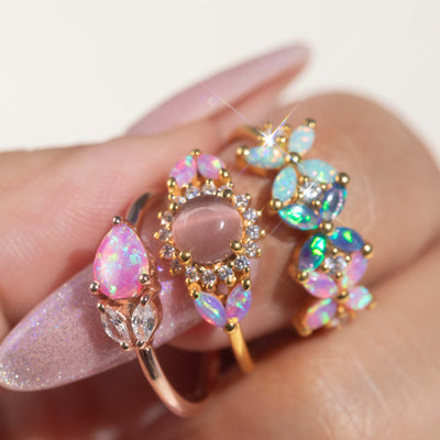 Opal Ombre Fleur Band