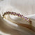 Golden Rhodolite Leaves Fall Bangle