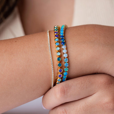 Blue Ombre Riviera Bracelet