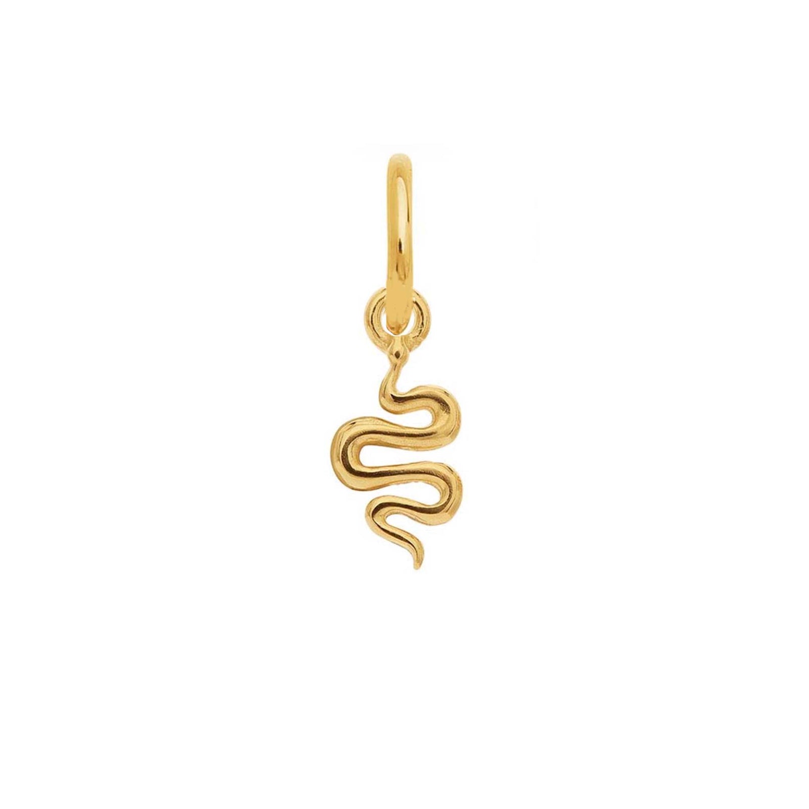 14kt Gold Serpent Charm