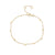 14kt Gold Disc Shimmer Bracelet