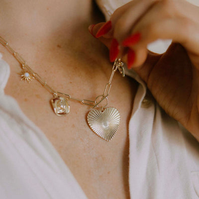 The Laura Heart Charm Necklace