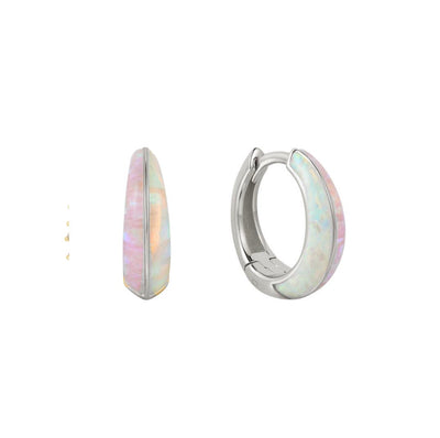 Sterling Silver Deux Huggies