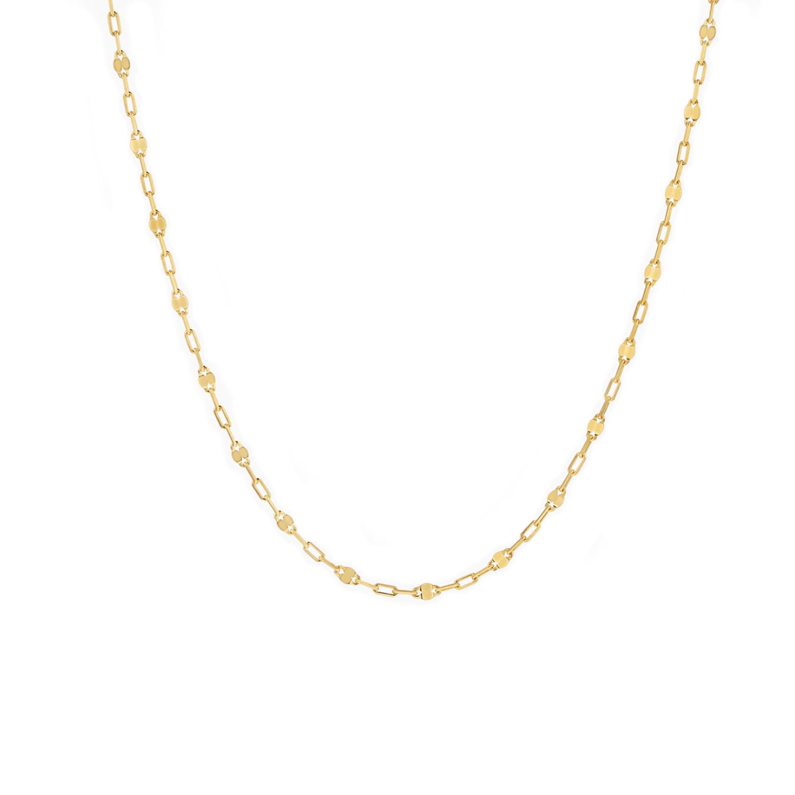 Solid Gold Shimmer Pendant