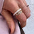 Mini White Seed Pearl Ring