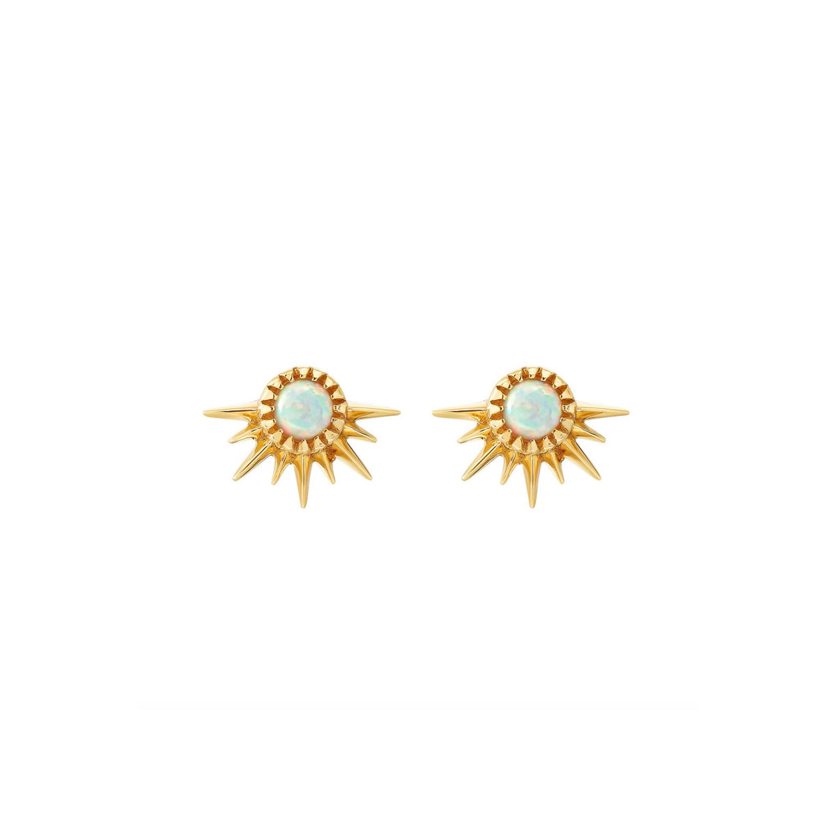 Rising Opal Sun Studs