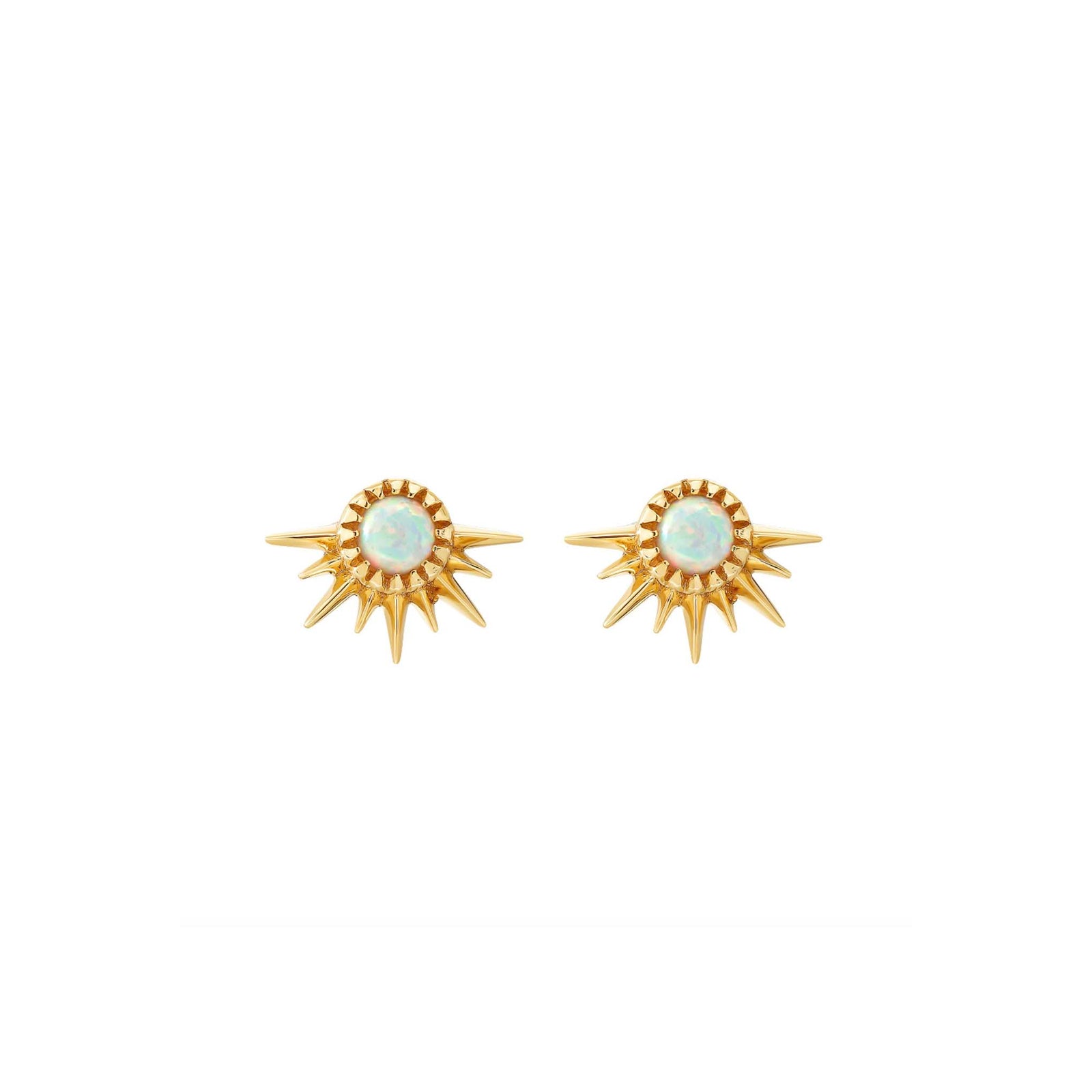 Rising Opal Sun Studs