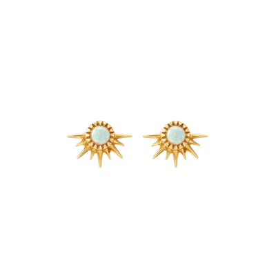 Rising Opal Sun Studs