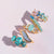 Copper Turquoise Gum Drop Ring
