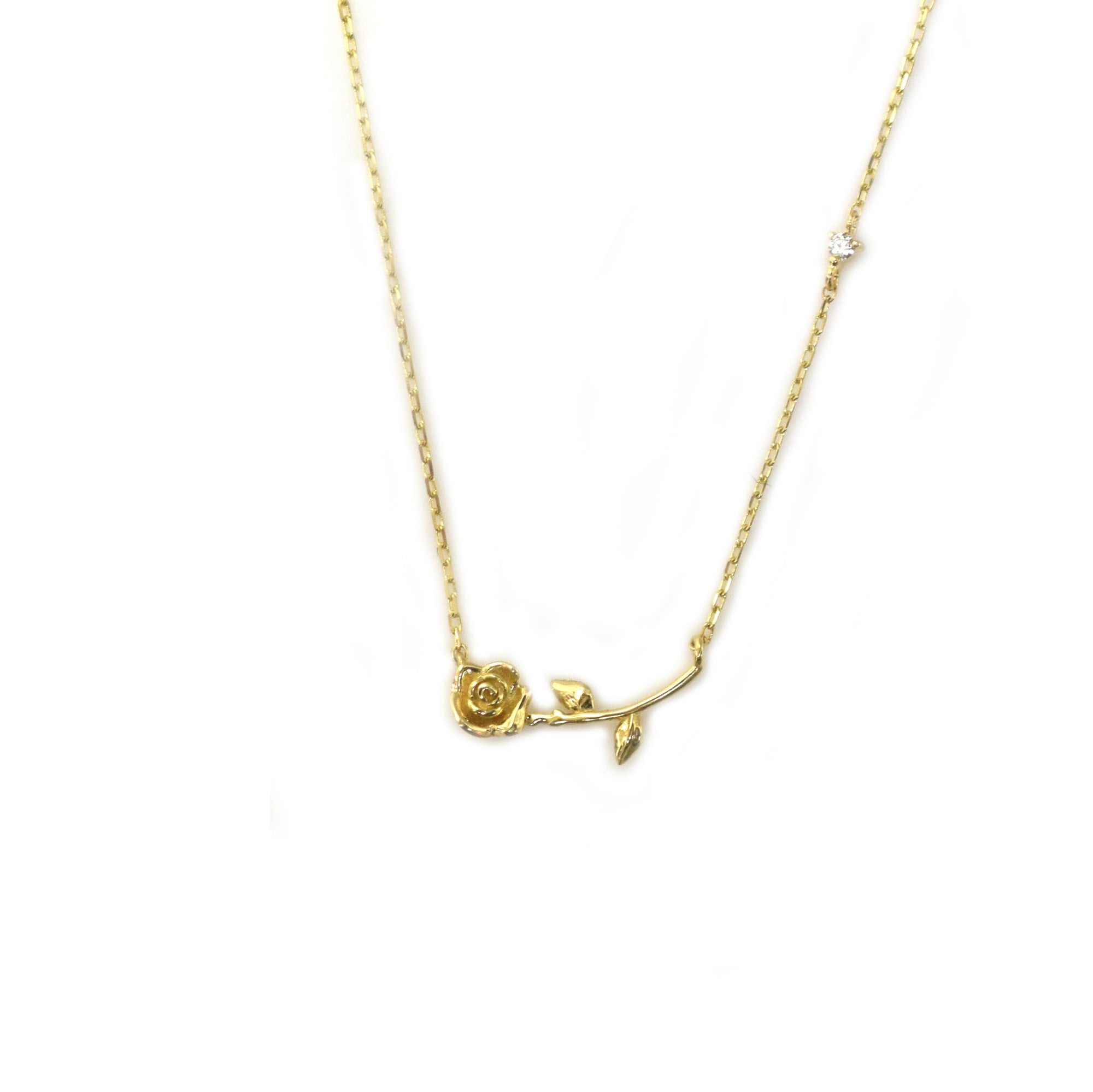 14kt Gold My Forever Sweet Rose Pendant