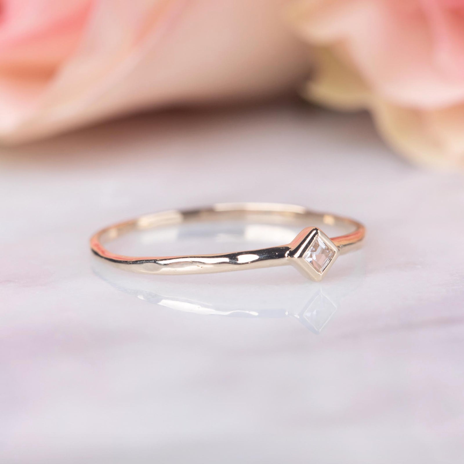 Solid Gold Petit Bisou Ring