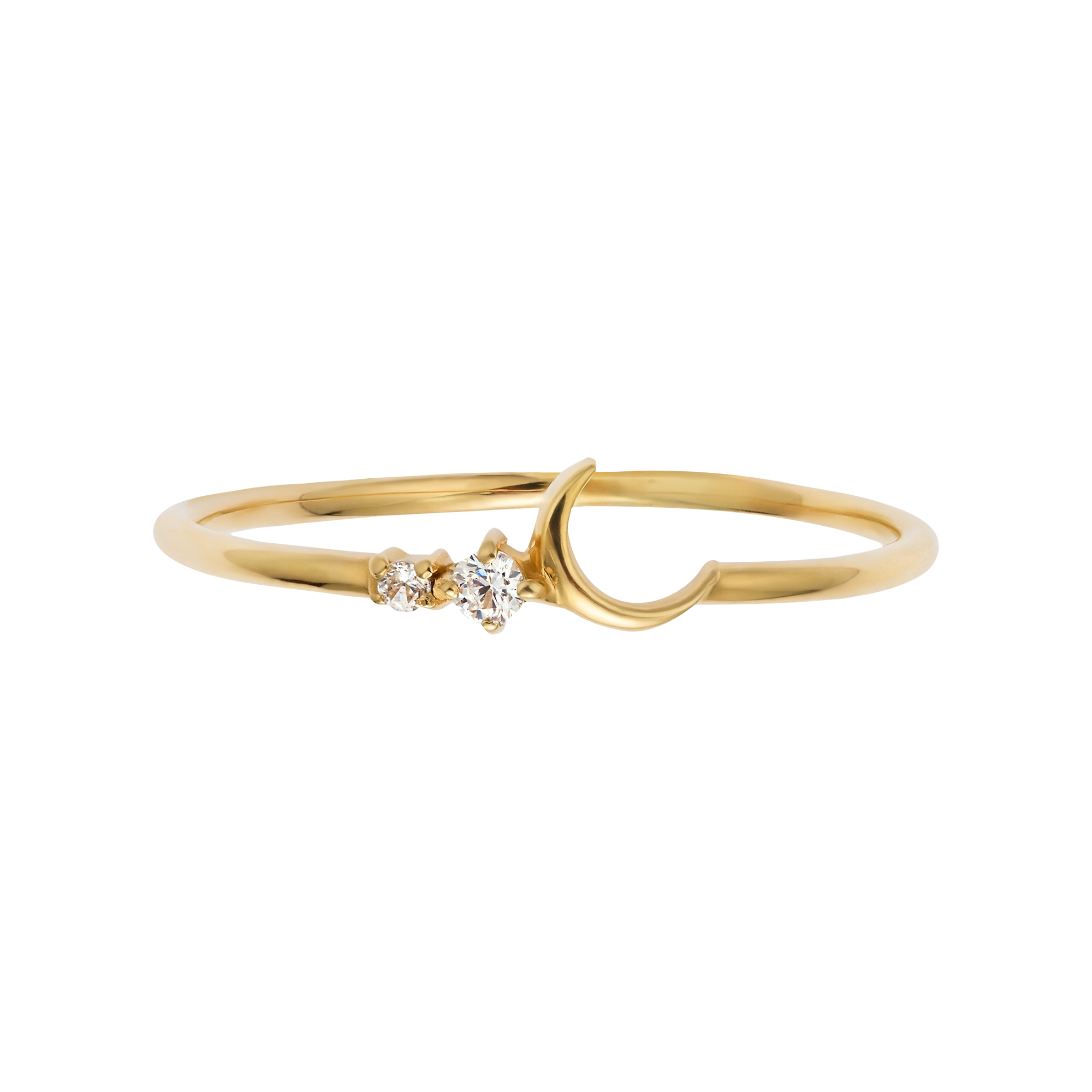 10K Gold Solid Nugget Ring Thin Gold Ring|Amazon.com