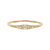 Solid Gold White Sapphire Ella Vie Ring