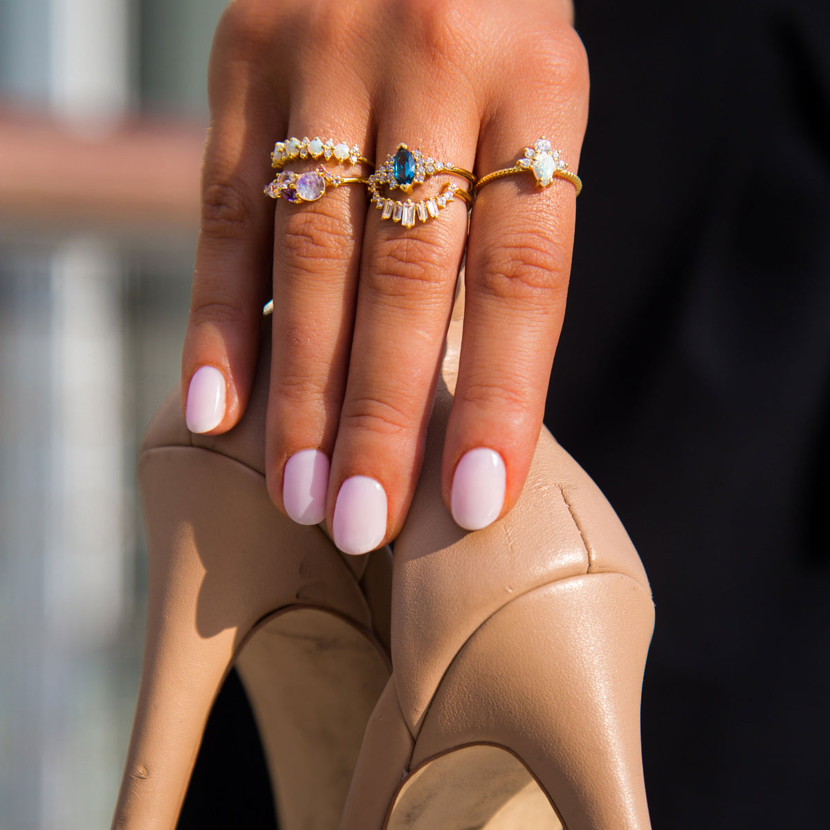 Opal & Diamond Farah Ring