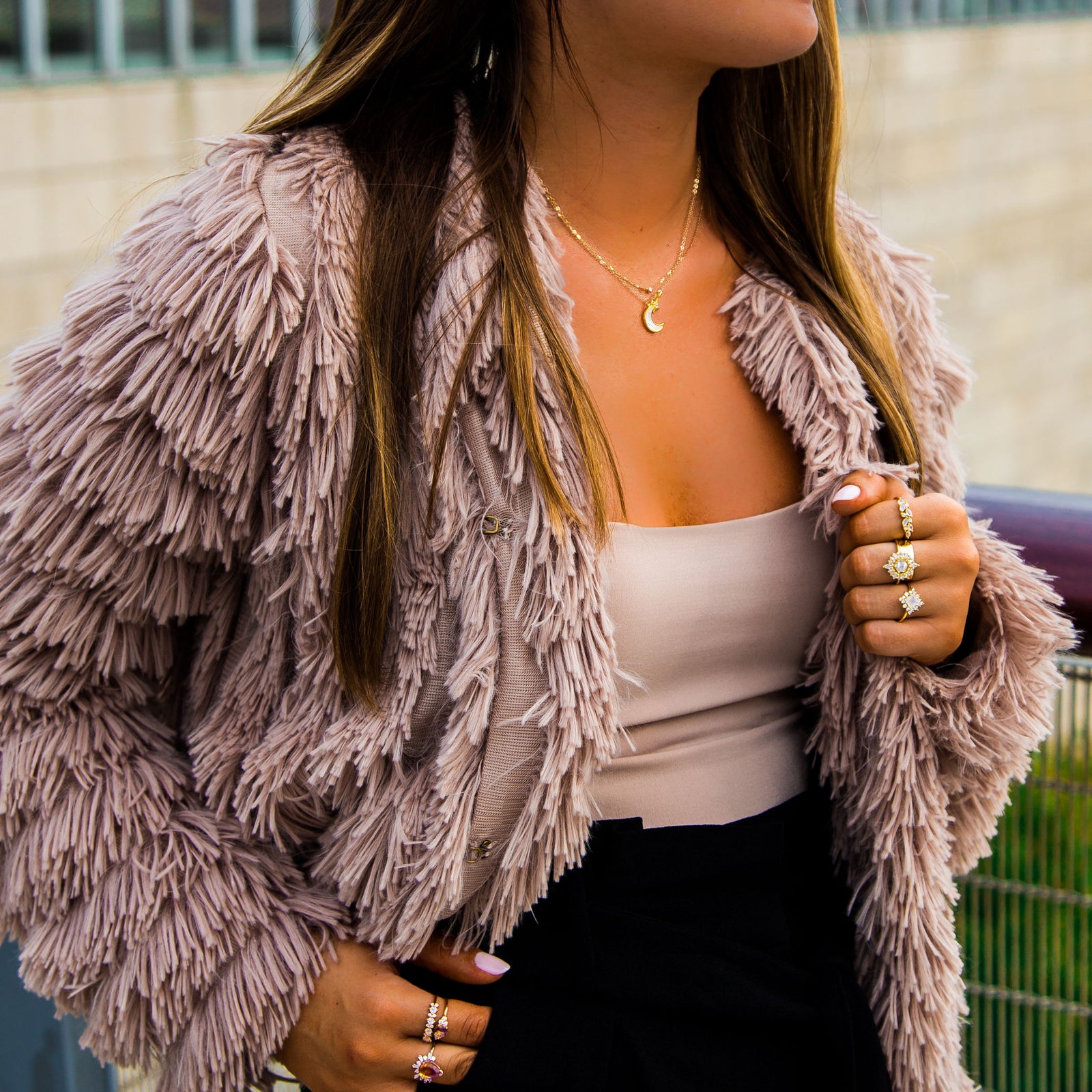 Mother of Pearl & Diamond Dreamcatcher Pendant