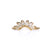 Solid Gold Diamond Caribbean Sunrise Ring