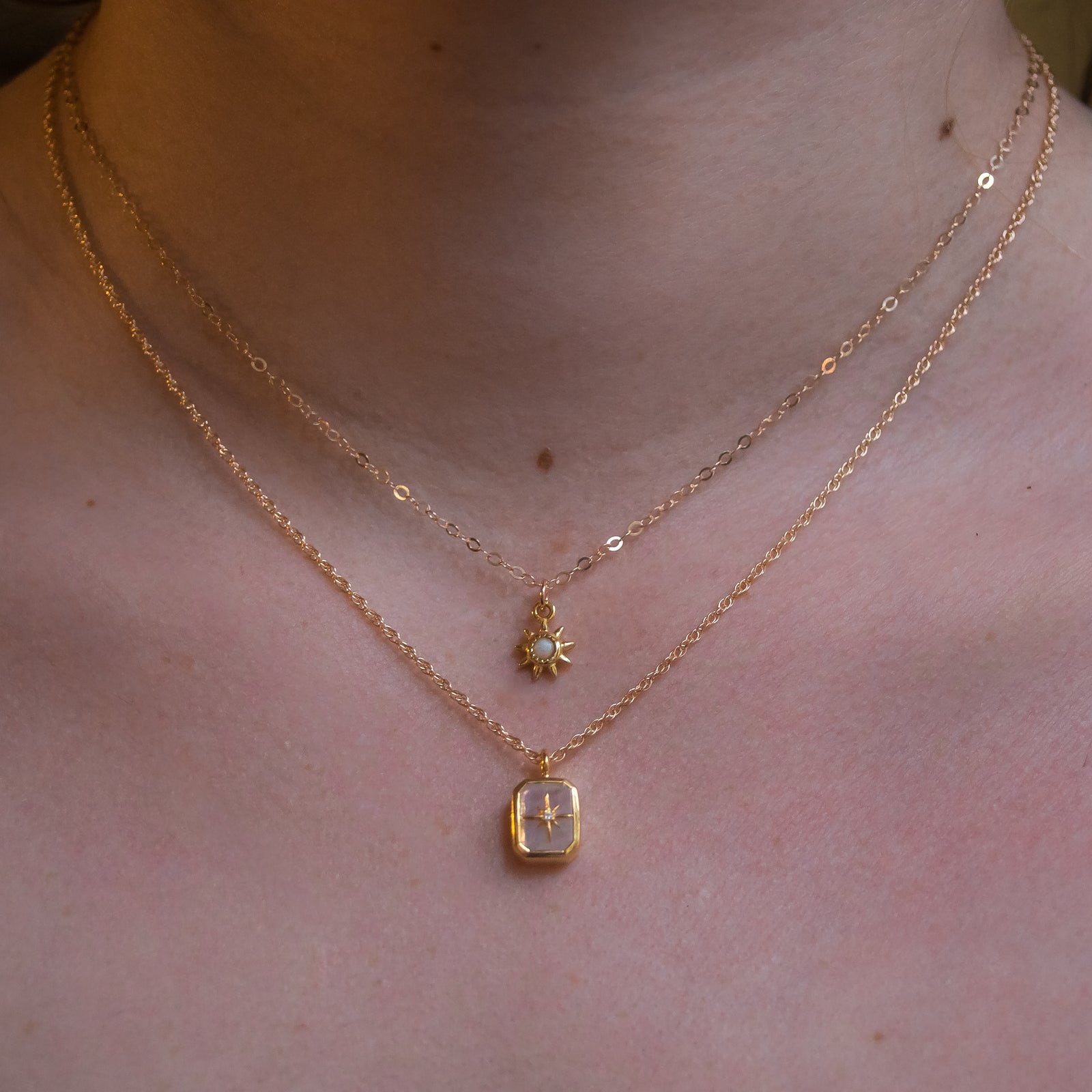 Rainbow Moonstone & Diamond Manifest Your Dreams Pendant