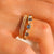 Solid Gold Diamond Rope Of Love Ring