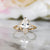 Solid Gold Topaz Whimsical Dream Ring