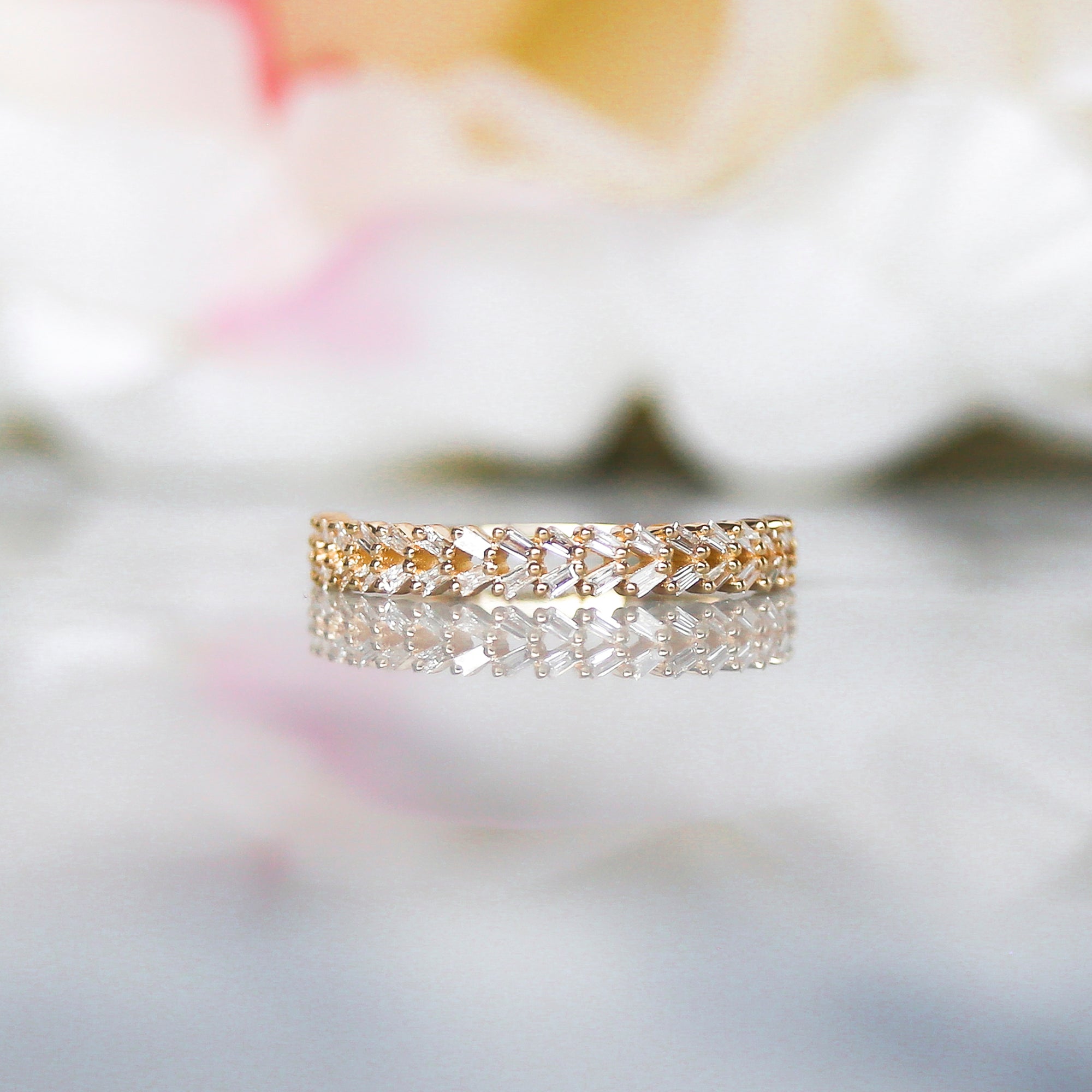 Diamond Ring Rope 10kt Gold Diamond Rope Ring for Sale | La Kaiser