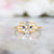 Topaz and Diamond Nymph Ring