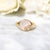 Somewhere Over the Rainbow Mother Of Pearl Signet Ring