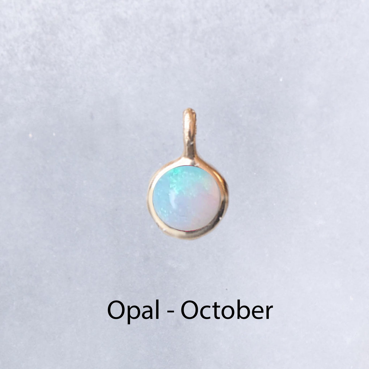 Solid Gold Birthstone Charms
