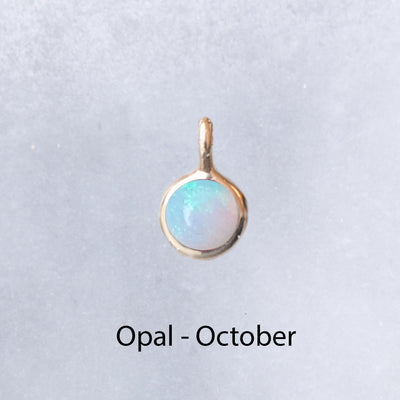 Solid Gold Birthstone Charms