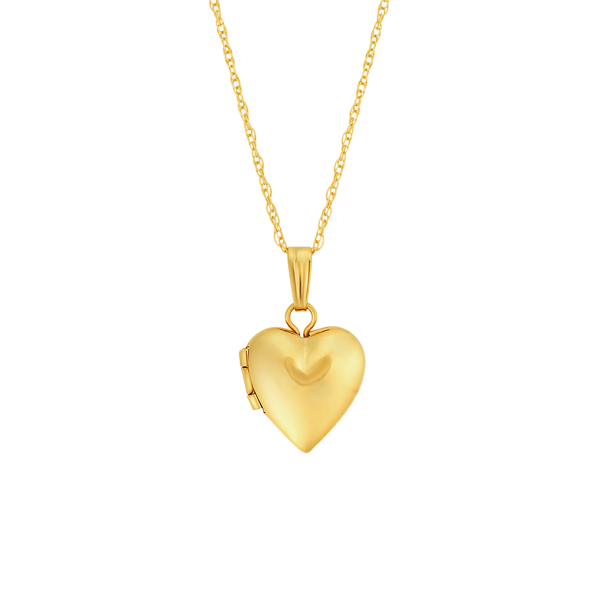 Solid 14kt Gold Mini Heart Locket