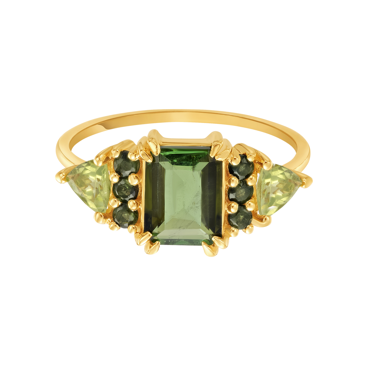 Green With Envy Topaz & Peridot Regal Ring