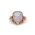 Rose Gold Royal Rainbow Moonstone and Topaz Eclipse Stack