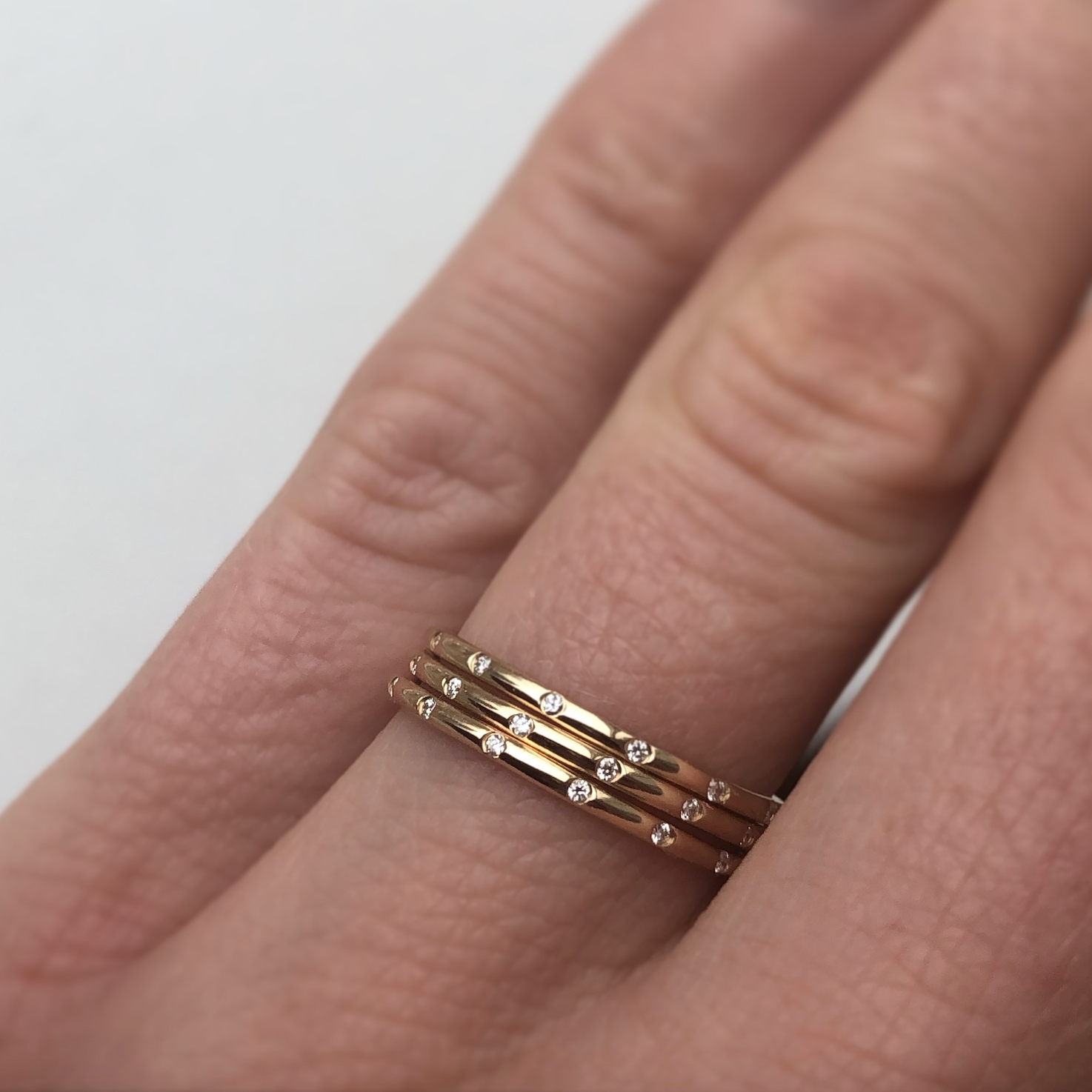 14kt Gold Diamond Eternity Band